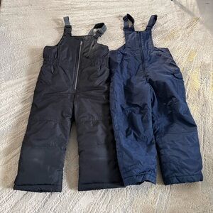 Boys snow pants snow bibs black navy blue Carter’s Circo 4T